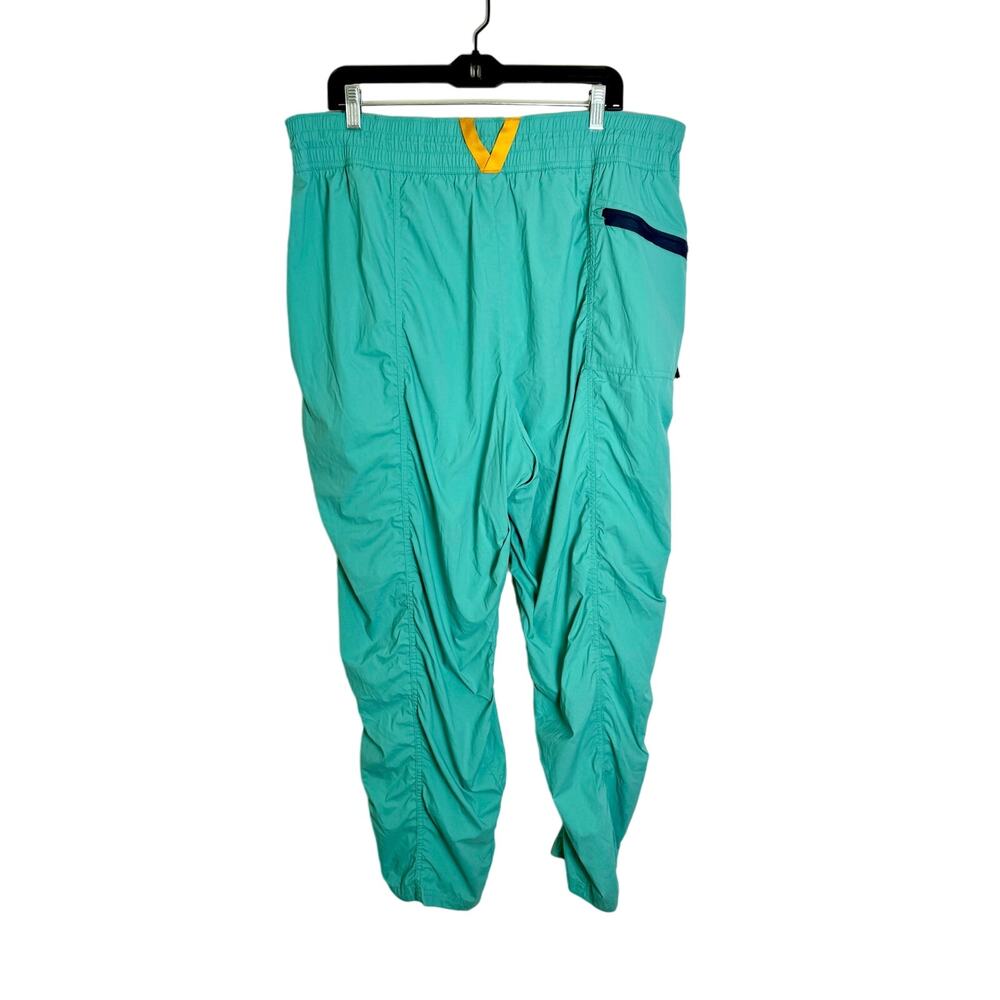 R.E.I Co-Op Outdoor Afro Women Trail Hiking Pants Teal 20W Plus Nylon Gorpcore